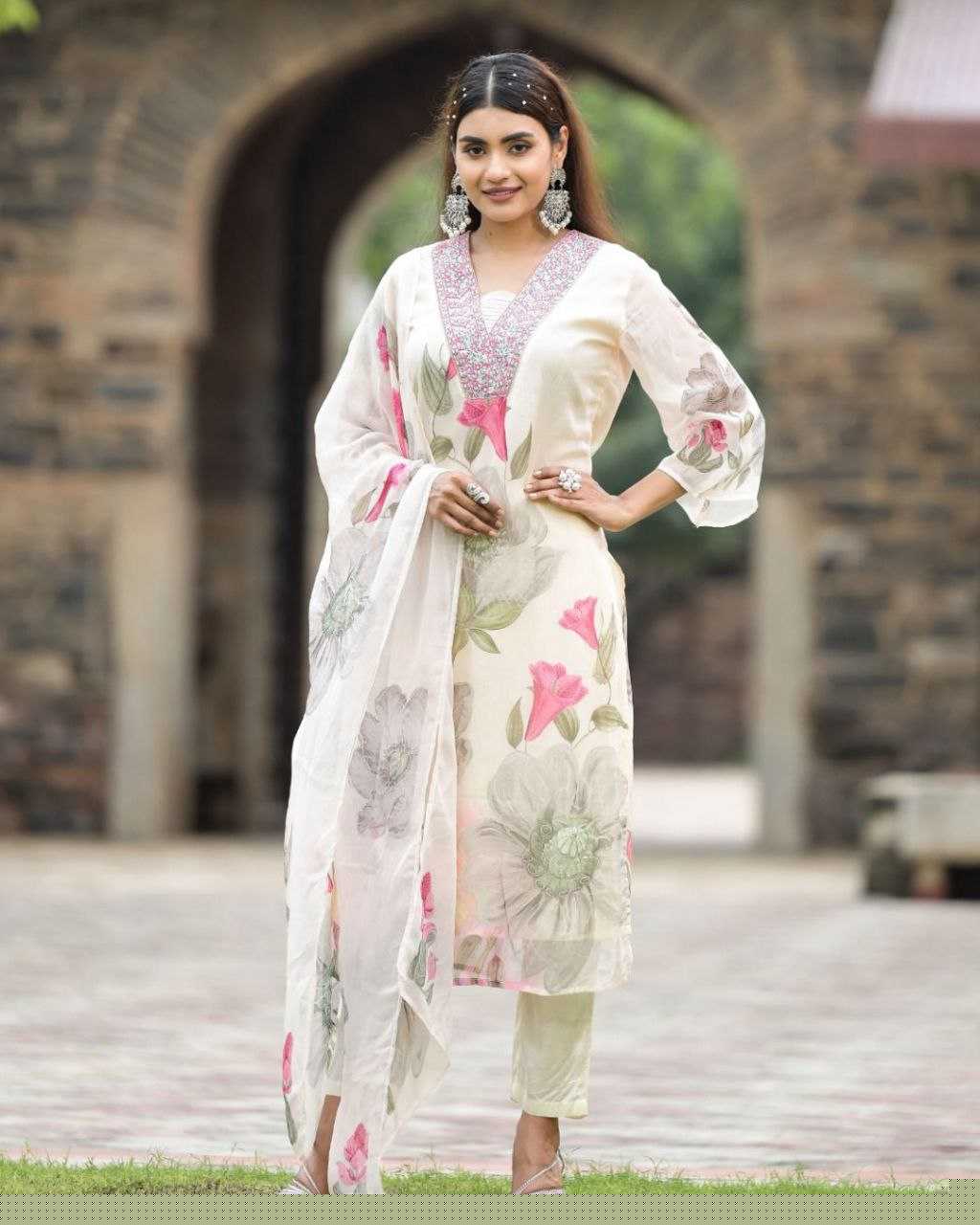 Georgette Printed Kurti - MYLUXURY LANE ENTERPRISE